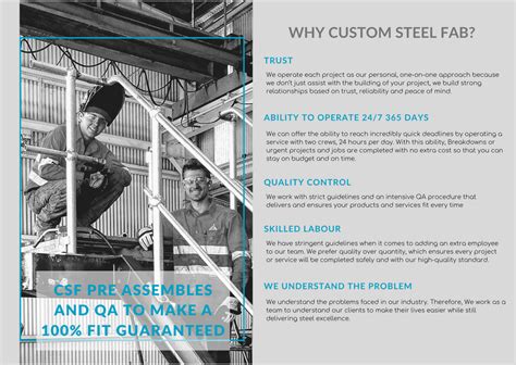 Williams Metal Fabrications: Capability Statement